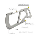 Abrebotellas EDC Pocket Tool Gr5 Mosquetón de titanio